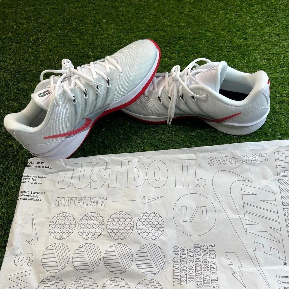 Nike Sabrina 3 By You White Red Basketball Shoes Mens 11 Womens 12.5 New Custom